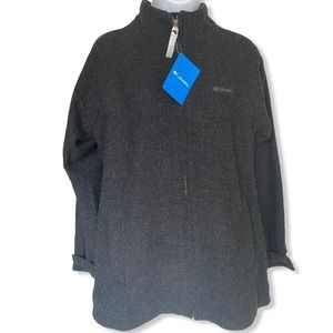 Columbia Grey Allenspark Trail Wool Coat Sz Small